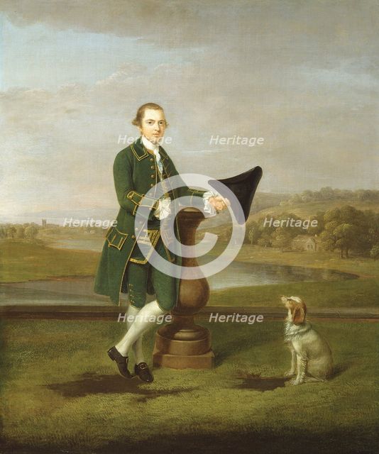 Portrait of a Man, 1763. Creator: Arthur Devis.