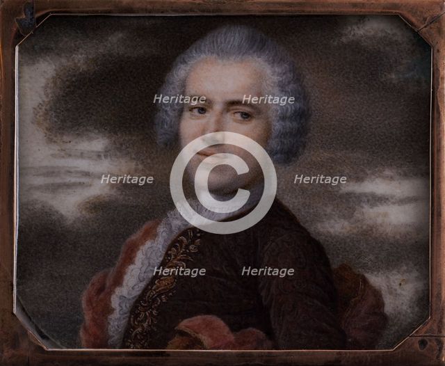 Portrait of a man, 1780. Creator: Christoph Franz Hillner.