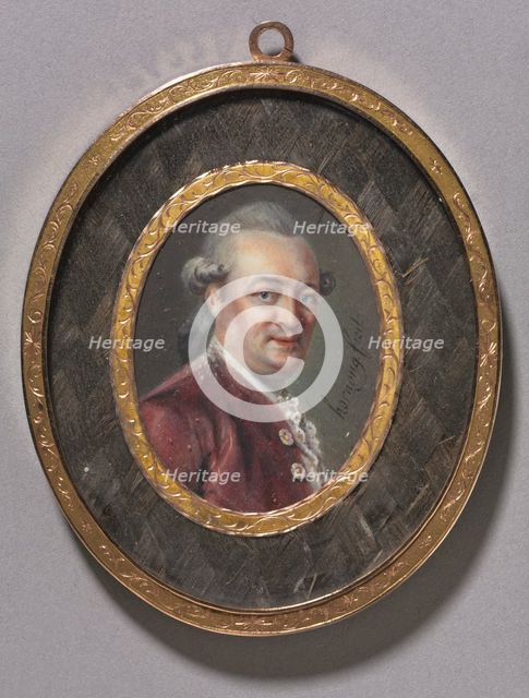 Portrait of a Man, 1780s. Creator: Hornong (French).