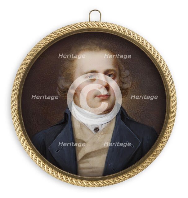 Portrait of a man, 1792-1857. Creator: Liepmann Fraenckel.