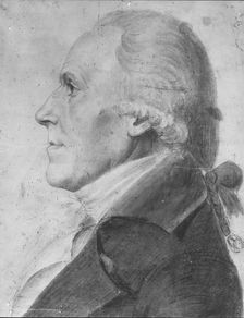Portrait of a Man, 1797-98. Creator: Charles Balthazar Julien Févret de Saint-Mémin