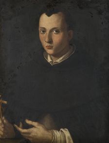 Portrait of a Man, 17th century. Creator: School of Alessandro Allori
