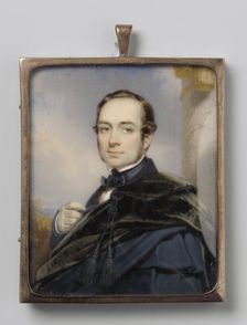 Portrait of a Man, 1843. Creator: Coenraad Hamburger