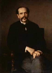 Portrait of a Man 1861. Creator: Knaus, Ludwig (1829-1910)