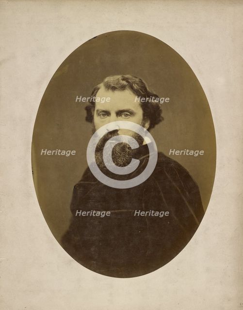 Portrait of a man, 1870-1900. Creator: Etienne Carjat.
