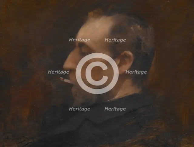 Portrait of a Man, 1871. Creator: Charles Emile Auguste Carolus-Duran.