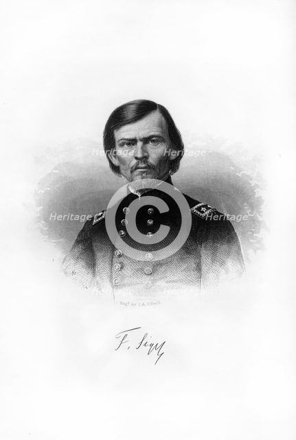 Portrait of a man, 1872.Artist: John A O'Neill