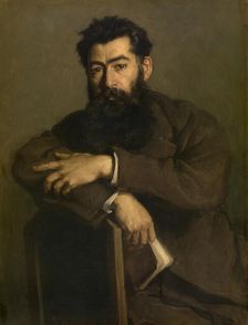 Portrait of a Man, 1875. Creator: Edouard Agneessens