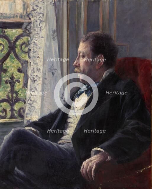 Portrait of a Man, 1880. Creator: Gustave Caillebotte (French, 1848-1894).