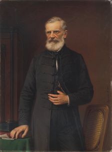 Portrait of a man, 1881. Creator: Miklos Barabas
