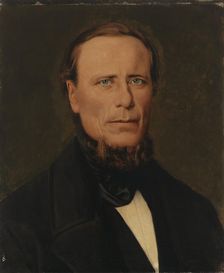 Portrait of a Man, 1883. Creator: Arvid Liljelund