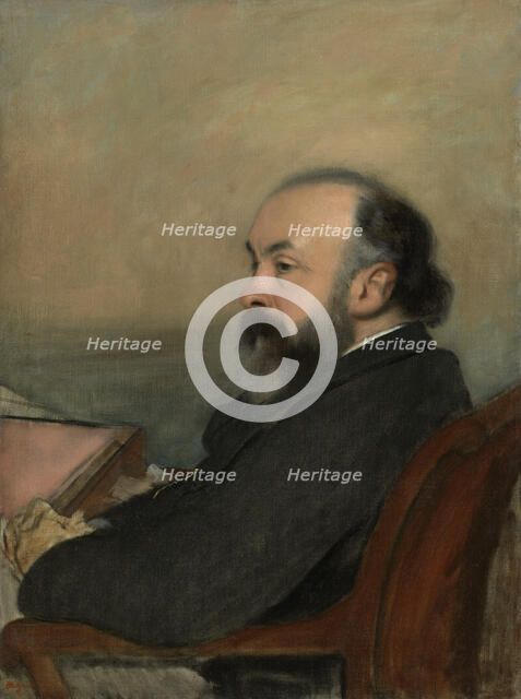 Portrait Of A Man, 1887. Creator: Edgar Degas.