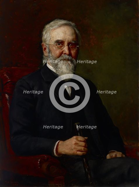 Portrait of a Man, 1889. Creator: Theodore Clement Steele.