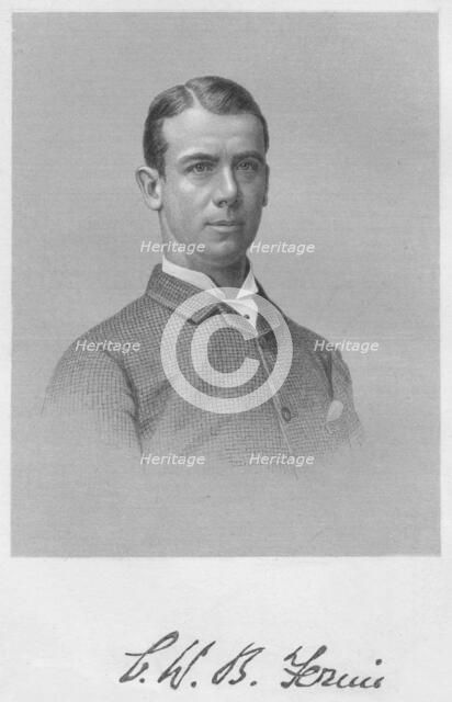 Portrait of a man, 1893.  Creator: William Roffe.