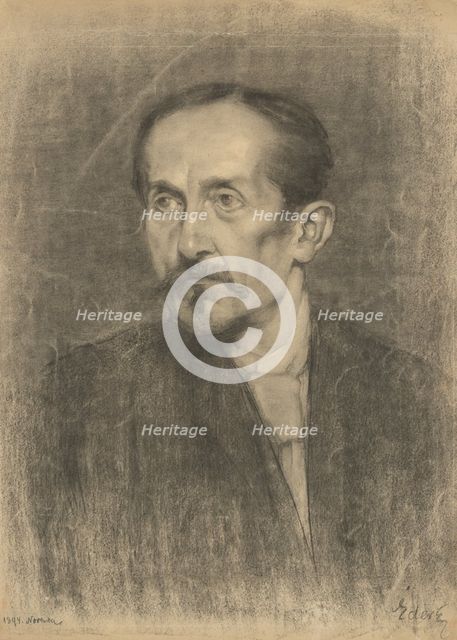 Portrait of a man, 1894. Creator: Július Éder.