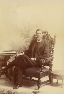 Portrait of a Man, 1894. Creator: Theodore C Marceau