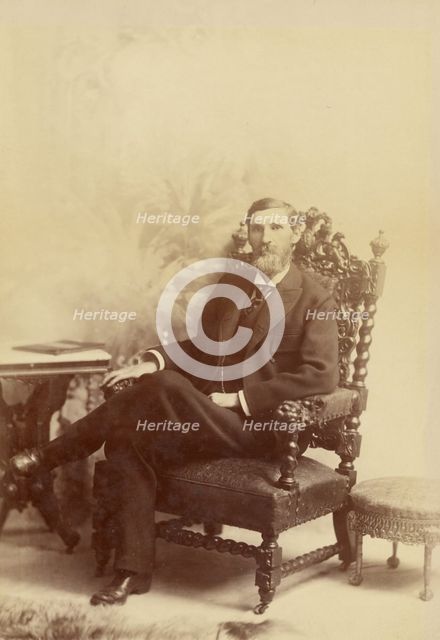 Portrait of a Man, 1894. Creator: Theodore C Marceau.