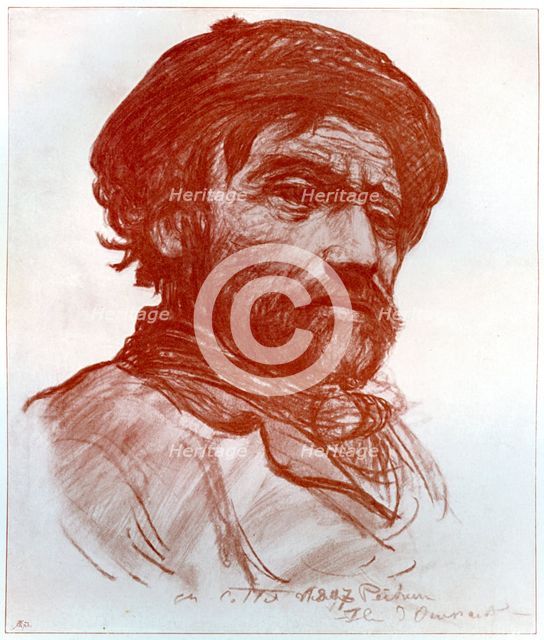 Portrait of a man, 1899.Artist: Charles Cottet
