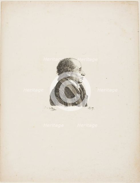 Portrait of a Man, 1817. Creator: Andre Dutertre.