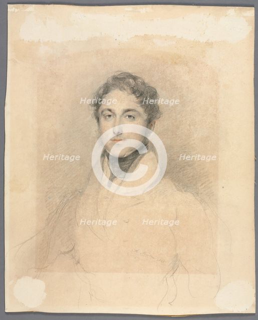 Portrait of a Man, 1828. Creator: Andrew Morton (British, 1802-1845).