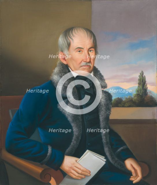 Portrait of a man, 1833. Creator: Karoly Wieland.