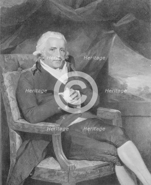 Portrait of a man, 18th century. Creator: Kirk & Sons of Cowes.