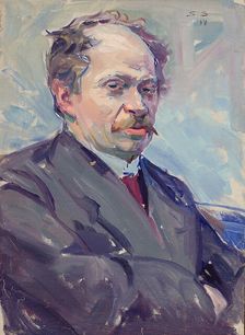 Portrait of a Man, 1914. Creator: Santeri Salokivi
