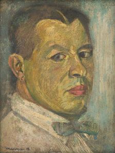 Portrait of a Man, 1918. Creator: Josef Arpad Murmann