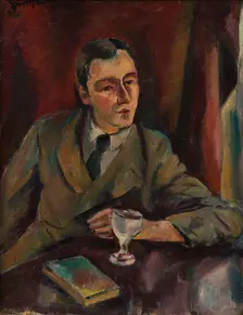 Portrait of a Man, 1920. Creator: Julius Zimpel