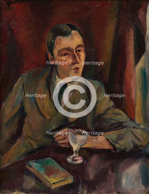 Portrait of a Man, 1920. Creator: Julius Zimpel.