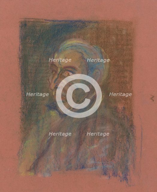 Portrait of a man, 1930-1944. Creator: Arnold Peter Weisz-Kubincan.