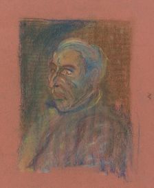 Portrait of a man, 1930-1944. Creator: Arnold Peter Weisz-Kubincan