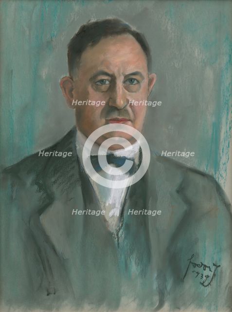 Portrait of a man, 1939. Creator: Stefan Fodor.
