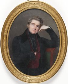 Portrait of a man, 19th century. Creator: Pauline Augustin