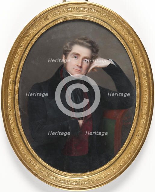 Portrait of a man, 19th century. Creator: Pauline Augustin.