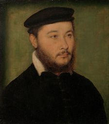 Portrait of a Man, ca. 1540-50. Creator: Attributed to Corneille de Lyon (Netherlandish, The Hague, active by 1533-died 1575 Lyons)
