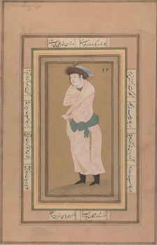Portrait of a Man, ca. 1600. Creator: Attributed to Riza-yi Abbasi
