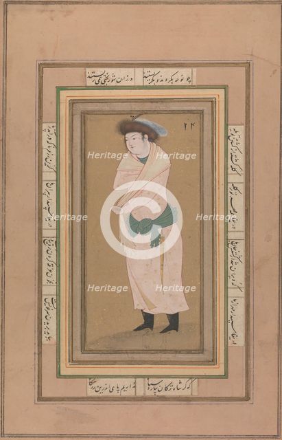 Portrait of a Man, ca. 1600. Creator: Attributed to Riza-yi 'Abbasi.