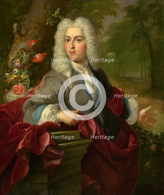 Portrait of a Man, ca. 1720. Creator: Circle of Arnold Boonen (Dutch, Dordrecht 1669-1729 Amsterdam).