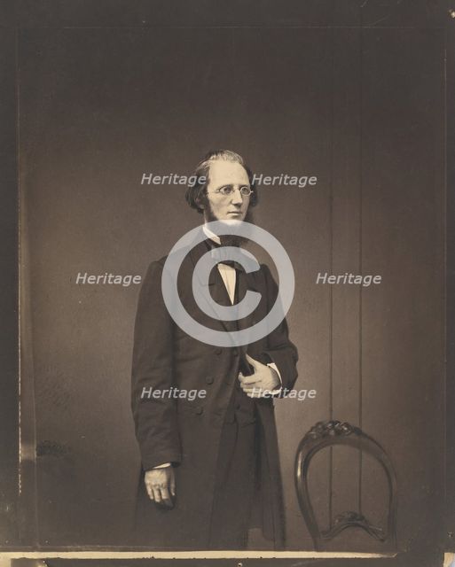 [Portrait of a Man], ca. 1857. Creator: Mathew Brady.