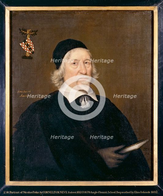 Portrait of a Man, called Nicholas Fiske, 1651. Artist: Cornelis de Neve.