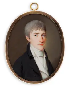 Portrait of a man. Creator: Jakob Axel Gillberg
