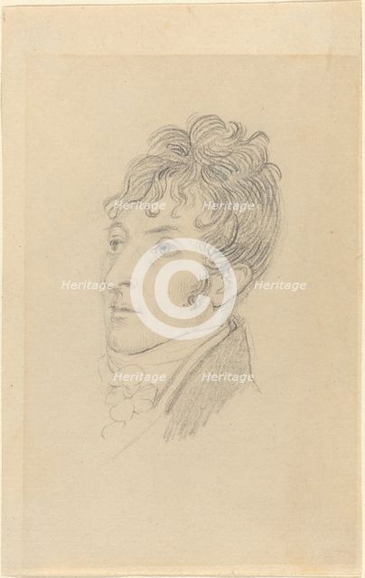 Portrait of a Man. Creator: John Flaxman.