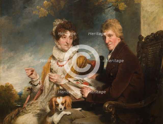 Portrait Of A Man And Woman, 1818. Creator: William Owen.
