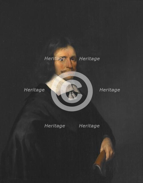 Portrait of a Man, about 1658. Creator: Gerard Terborch II.