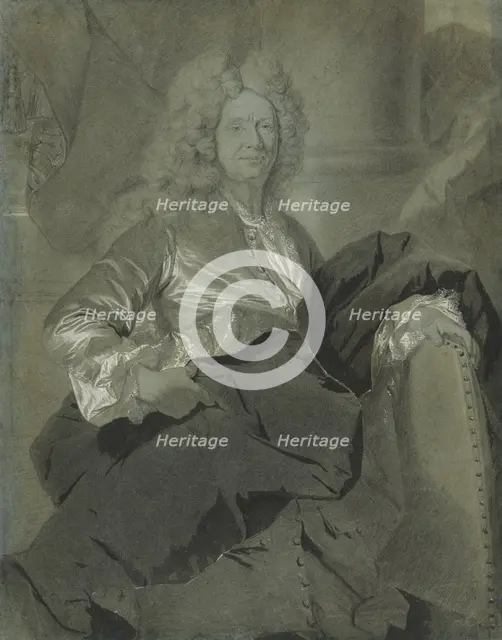 Portrait of a Man, about 1712. Creator: Hyacinthe Rigaud.