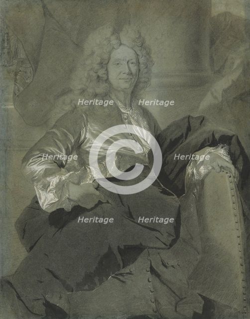 Portrait of a Man, about 1712. Creator: Hyacinthe Rigaud.