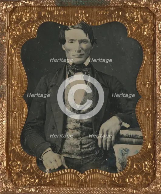Portrait of a Man, about 1850-1855. Creator: Unknown.