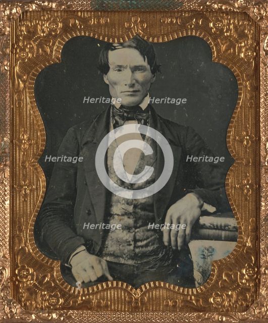 Portrait of a Man, about 1850-1855. Creator: Unknown.