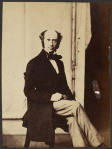 Portrait of a Man, about 1856. Creator: Roger Fenton